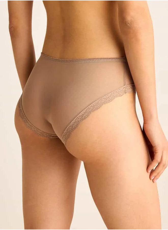 FAV Lace Detail Briefs with Elasticated Waistband