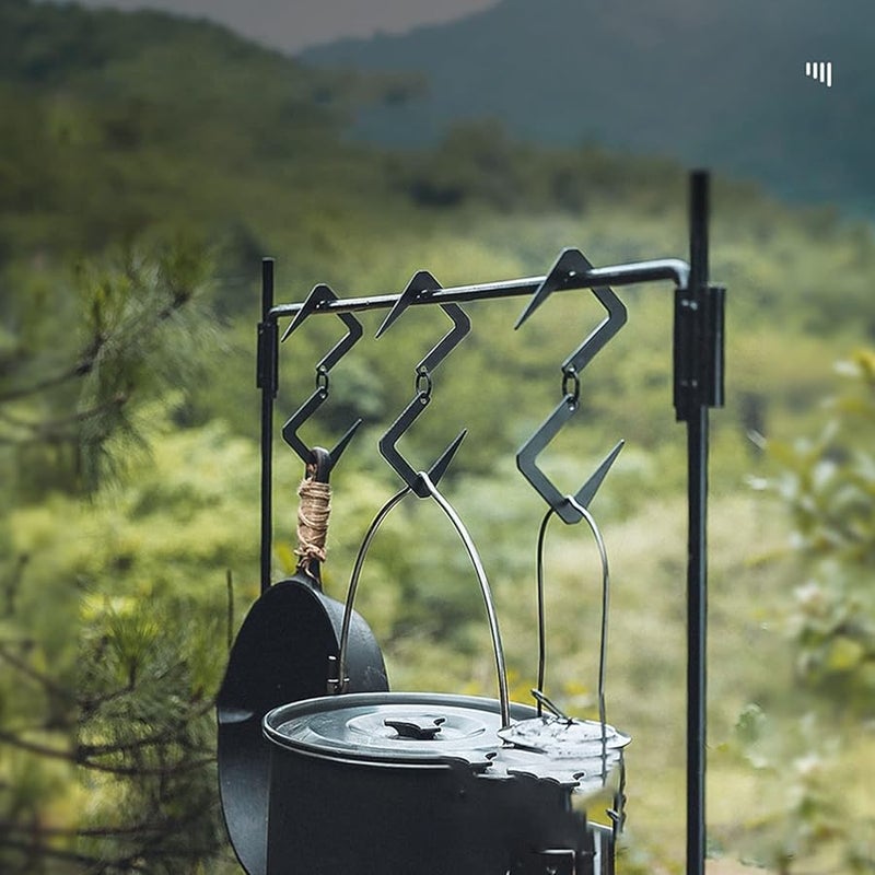 Tyenaza هوك S الفولاذ المقاوم للصدأ، خطاف تعليق تخزين ثنائي الاتجاه للتخييم والشواء - Image 4