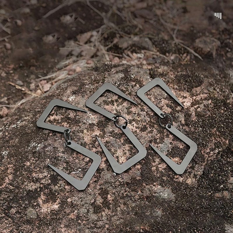 Tyenaza هوك S الفولاذ المقاوم للصدأ، خطاف تعليق تخزين ثنائي الاتجاه للتخييم والشواء - Image 5