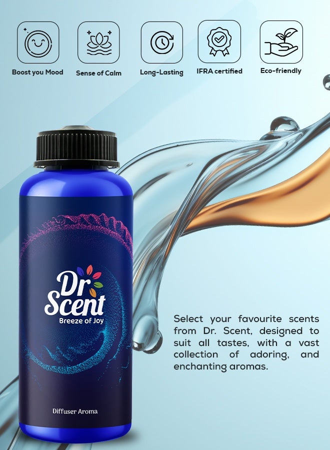 Dr Scent Diffuser Aroma Oil Magic (1000ml) - Mandarin Orange, White Woods, Flroal, Jasmine, Cardamon, Vanilla and Musk Fragrance | Made in UK | Perfect for Offices, Homes, Shops, Hotel Rooms - Image 3