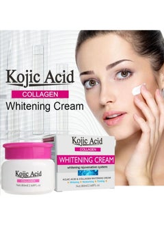 GUANJING Kojic Acid Collagen Face Body Glowing Cream 80ml  - Image 1