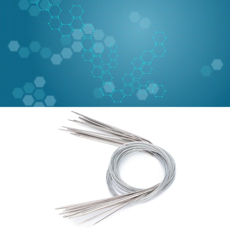 Circular Knitting Needles: Stainless Steel, Smooth Surface, Durable - No Rough Edges, Non-slip, Beginner-friendly Round Knitting Needles for Home Sewing Projects, Beginners & Fabric Enthusiasts - Image 5