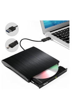 ماركة غير محددة محرك اقراص دي في دي خارجي USB 3.0 نوع C محمول CD +/-RW مشغل دي في دي لموقد اعادة كتابة روم متوافق مع اللابتوب والكمبيوتر المكتبي وويندوز وماك بوك ولينكس...  - Image 1