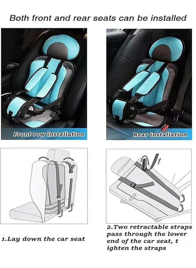 Aissiora Stroller cushions Car seat cushions Kids seat belt adjuster, With adjustable shoulder strap, suitable for babies aged 0-12 years  - Image 3