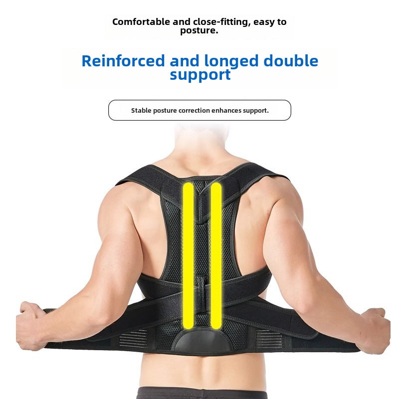 Posture Corrector Back Support Slimming Belt Grey - Image 5