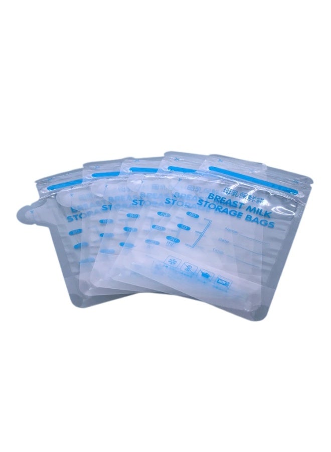 Peachjoy 60PCS Breastmilk Storage Bag - Milk Bags for Breastmilk for Feeding, Breast Milk Storage Containers for Fridge, Baby Essentials,Fast Freeze,Bpa-Free for Breastfeeding