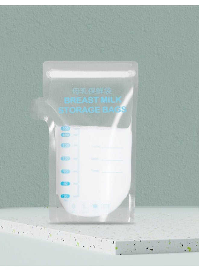 Peachjoy 60PCS Breastmilk Storage Bag - Milk Bags for Breastmilk for Feeding, Breast Milk Storage Containers for Fridge, Baby Essentials,Fast Freeze,Bpa-Free for Breastfeeding - Image 3