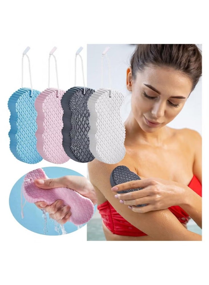 Dream Zone Baby Painless Bath Sponge, Soft Bath Body Shower Sponge with Hook (White) - Image 3