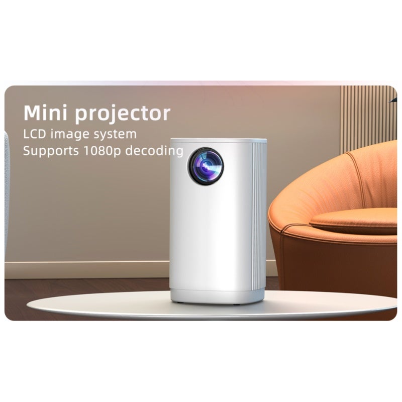 T30 Projector WiFi Projector Multi-functional Home Projector Mini Portable Screen Mirroring Projector Resolution 1920 x 1080 Heat Dissipation Design Supports Wired and Wireless Screen Mirroring Built-in Speakers Supports iOS and Android Systems - Image 5