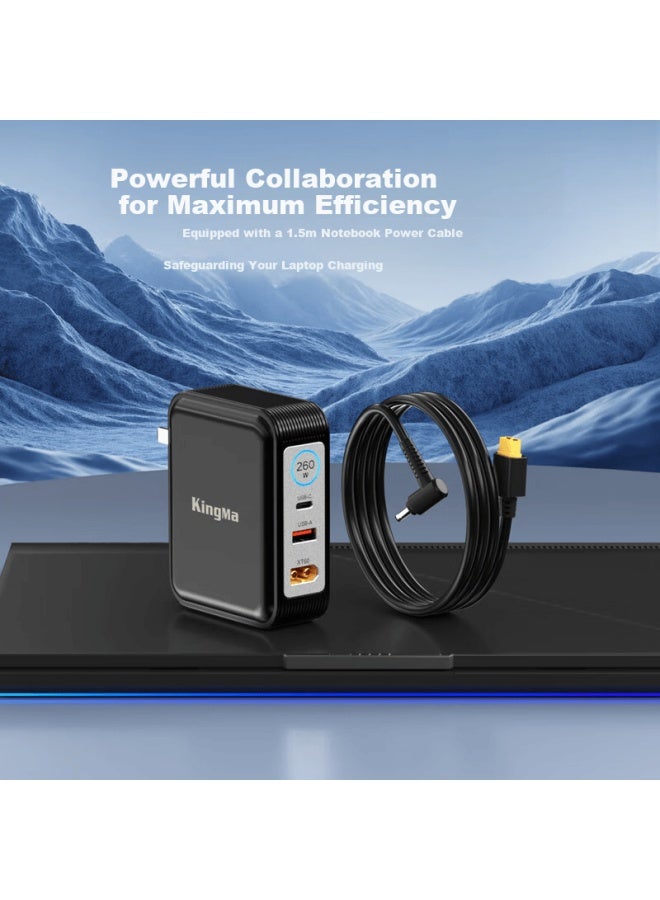 KingMa Jinma Power Adapter For Mechanical Revolution Aurora Laptop Charger Compatible With Asus Kuangshi Jiaolong Hasee Of War Thor Acer Colorful Hidden Star 260w Downward Compatible - Image 4