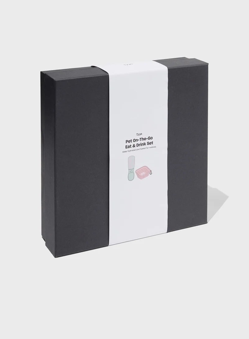 Typo Dog On-The-Go Eat & Drink Set
