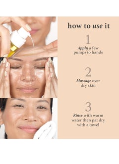 Julep Julep Vitamin E Hydrating Cleansing Oil and Makeup Remover – Double Cleansing Face Wash for Normal to Dry Skin – 50% Grapeseed Oil, Rosehip seed oil – K-Beauty Inspired – 3.38 Fl Oz  - Image 3