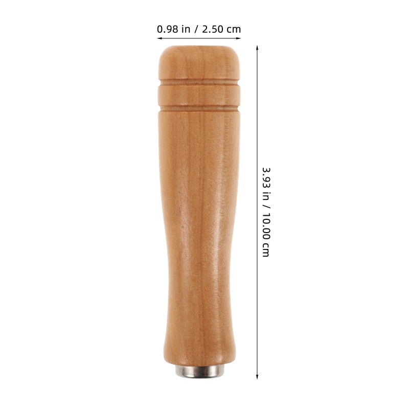 4 Pcs Wooden Rasp Handle Ergonomic File Grip Cutter for Metal and Woodworking Tools - Image 3