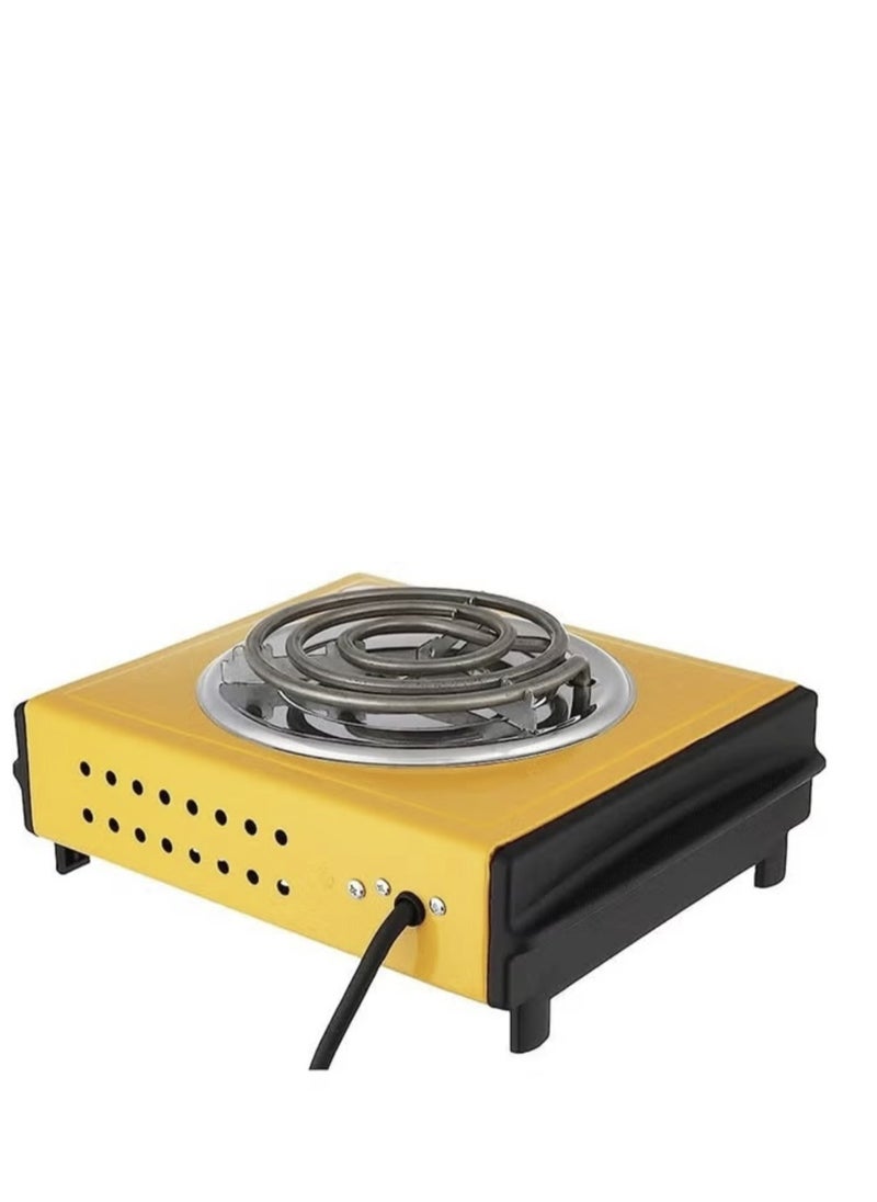 Denx Electric Spiral Heating Stove From Denex, 1000 Watts, Yellow/Black  - Image 4