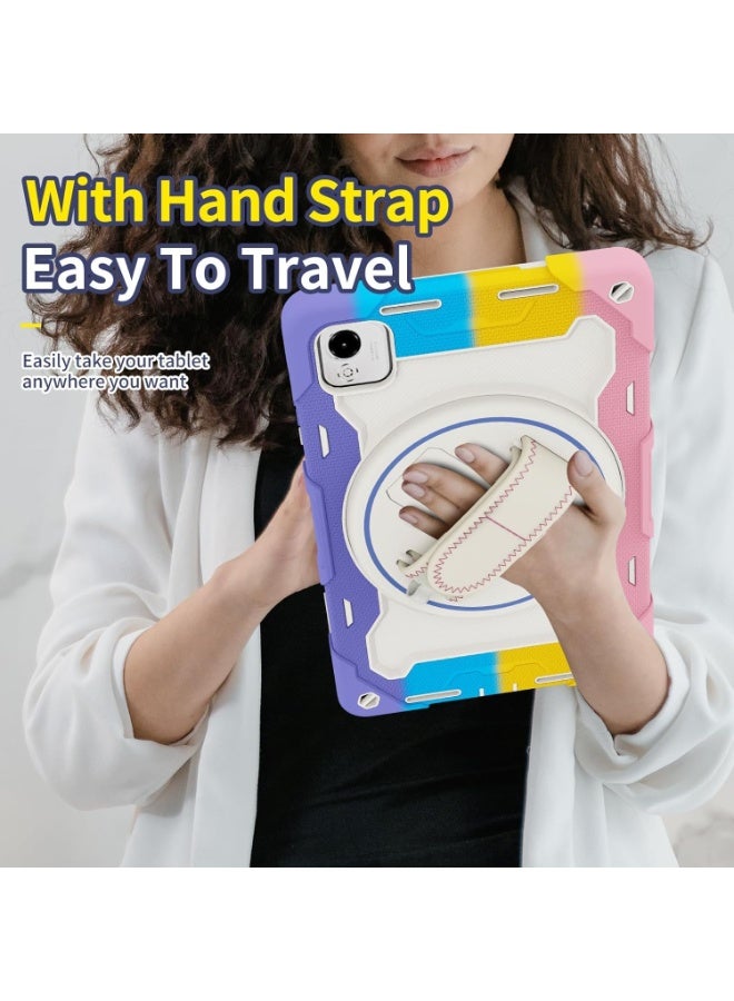 Shockproof Case Compatible with Honor Pad X9a 11.5 Inch (2025) Tablet, Heavy Duty Rugged Anti Fall Tablet Cover with Hidden Bracket + Hand Strap + Shoulder Strap - Image 4