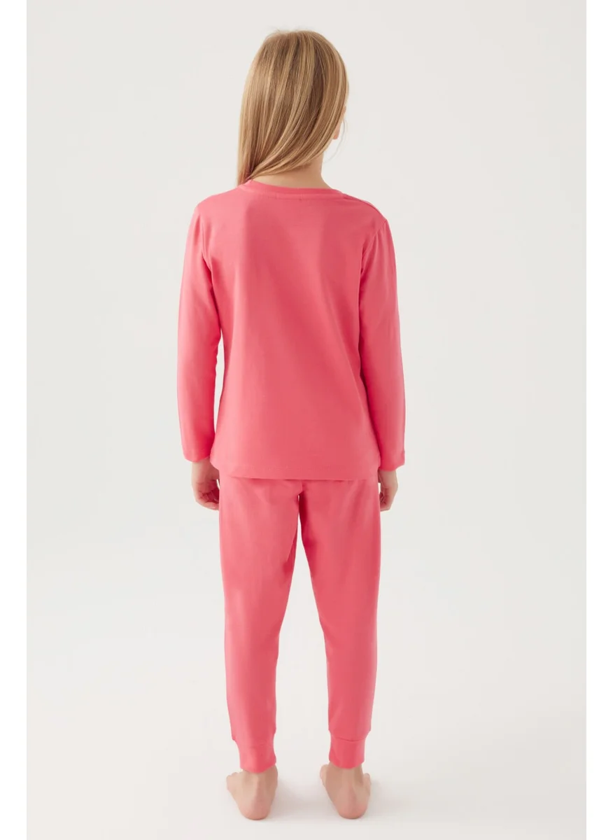 U.S. Polo Assn. Girls Pink Pajama Set