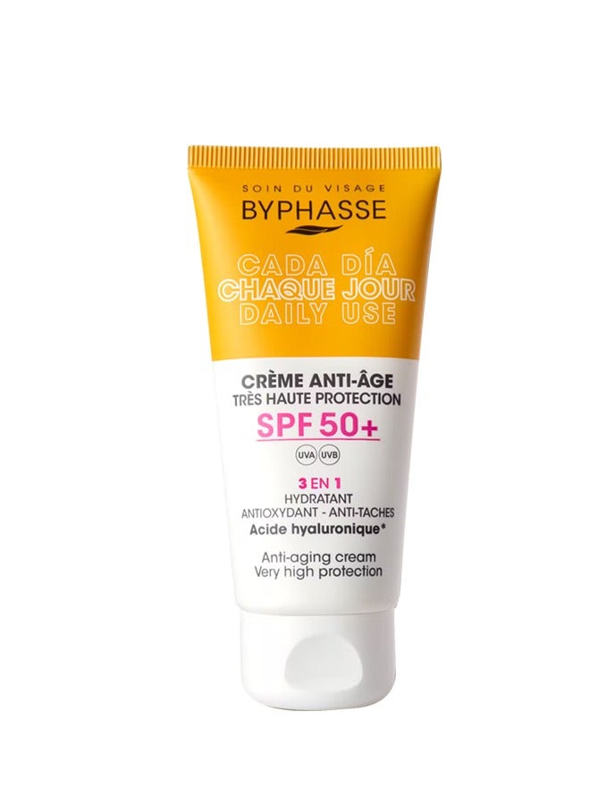 كريم بيفاز للوجه المضاد للشيخوخة SPF 50+ - ٥٠ مل