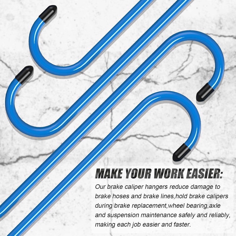 Bac-kitchen 8 Pcs Brake Caliper Hangers with Rubber Tips - Image 4