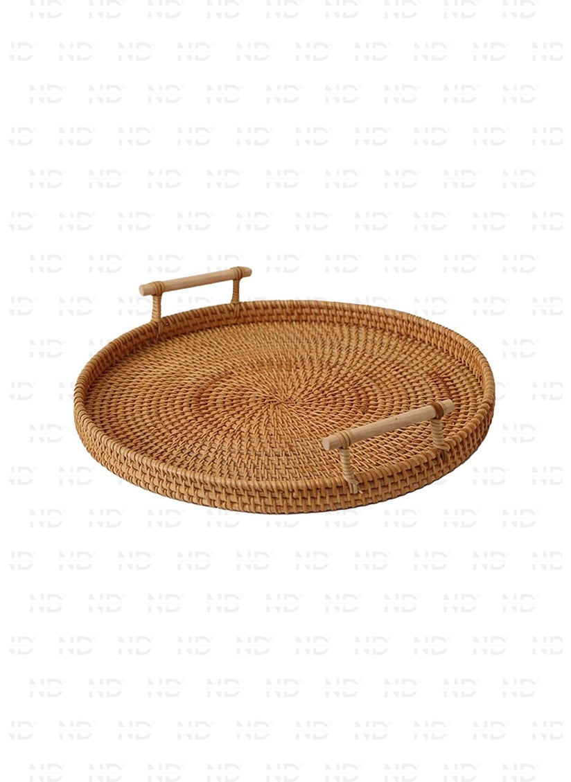 Bohemian Rattan Wicker Tray with Handles 35, Scandinavian, Modern - pzsku/Z7ED8D70A0EE90F6D0D84Z/45/_/1730621638/e63cdff3-55ac-492f-8485-384b2354a60d