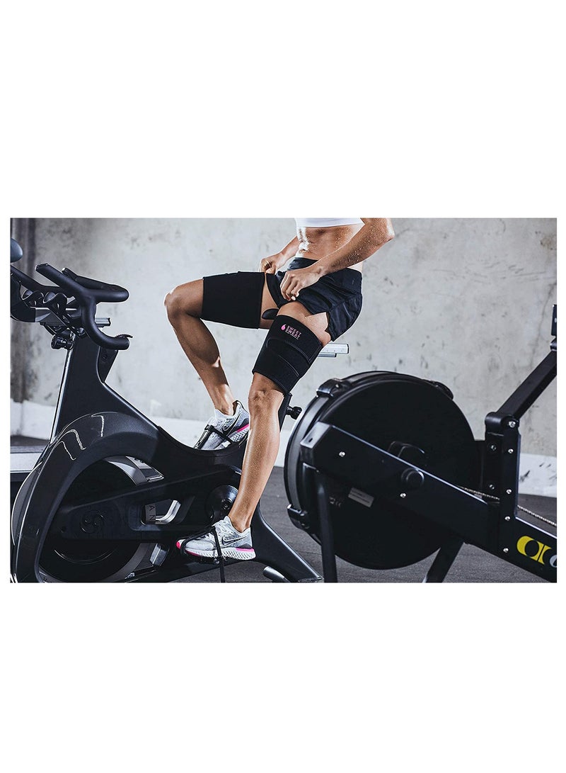SPORTS RESEARCH Research Sweet Sweat Thigh Trimmers For Men & Women Large Pink 1 Pair  - Image 2