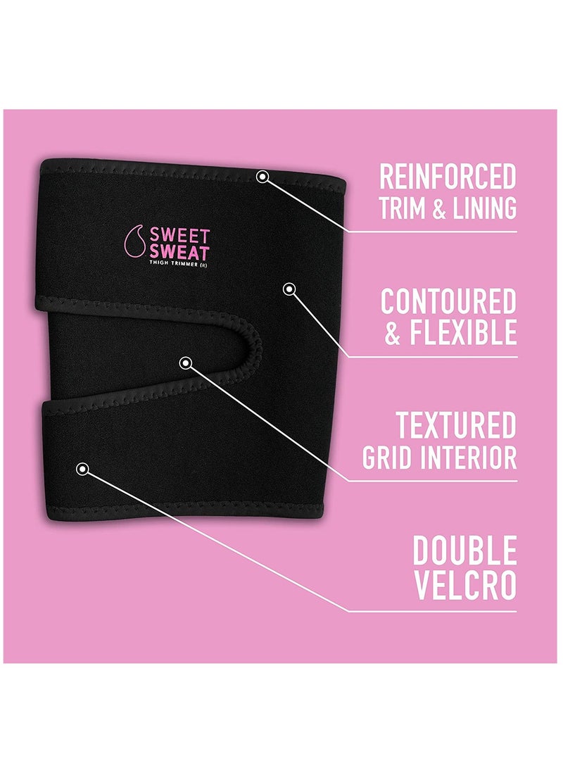 SPORTS RESEARCH Research Sweet Sweat Thigh Trimmers For Men & Women Large Pink 1 Pair  - Image 3