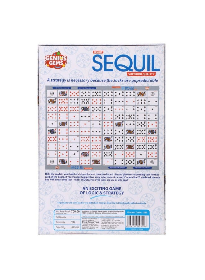 راتاناز لعبة RATNA'S Sequil، لعبة مثيرة للمنطق والاستراتيجية، متعددة الألوان، للأطفال - Image 5