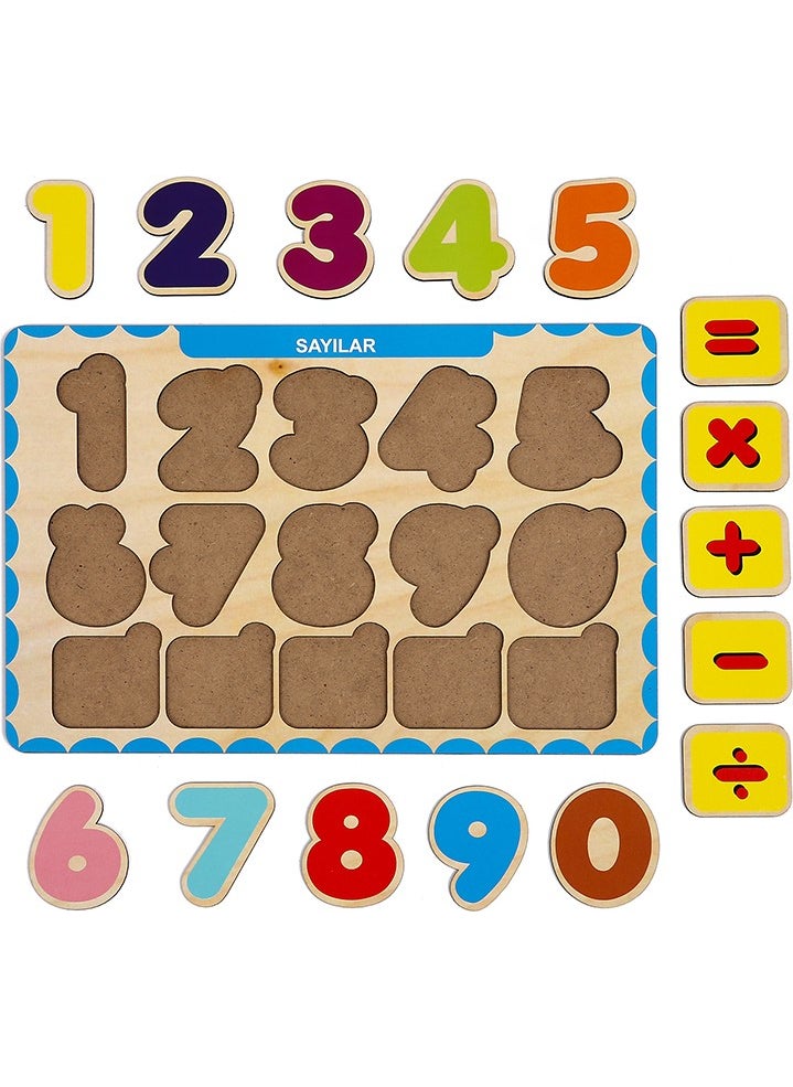 Your Model Maker Wooden Find and Plug Educational 2 Piece Jigsaw Puzzle Set