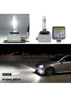 Toby's Toby's D2S 6000K Xenon HID Replacement Bulb Diamond White Metal Stents Base 12V Car Headlight Lamps Head Lights 35W  - Image 4