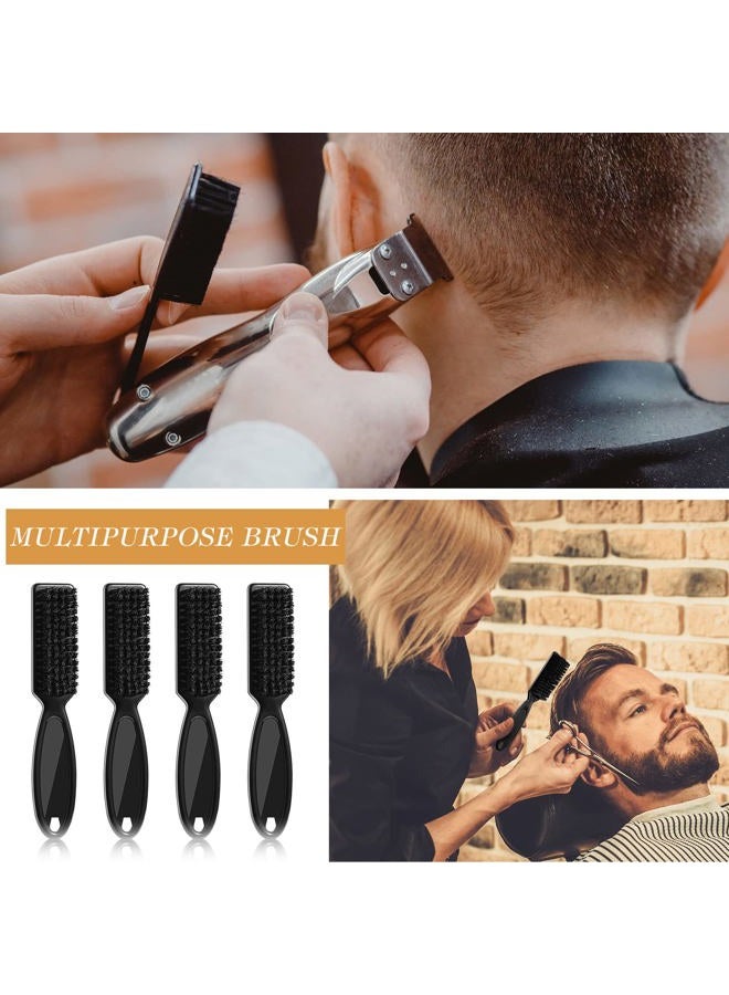 Patelai 30 Pcs Blade Clipper Cleaning Brush Scrub Brush Barber Fade Trimmer Nylon Hair Styling Tool for Men(Black) - Image 2