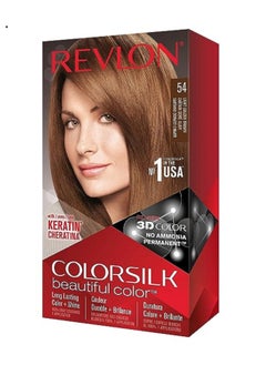 REVLON Colorsilk Beautiful Color Permanent Hair Color with 3D Gel Technology & Keratin
