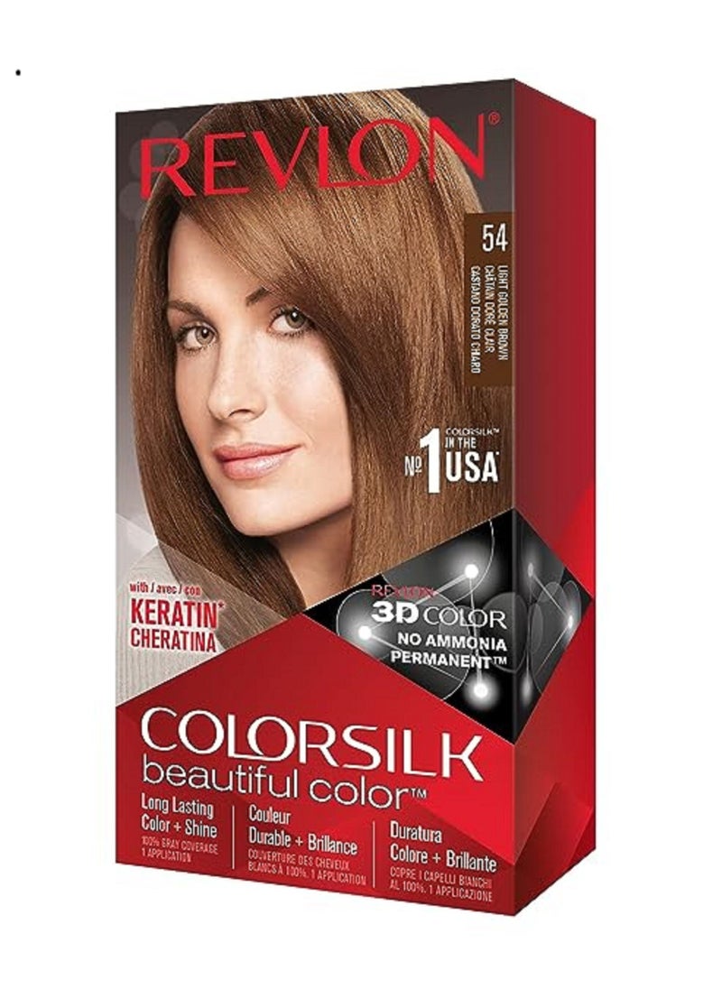 Revlon - REVLON Colorsilk Beautiful Color Permanent Hair Color with 3D Gel Technology & Keratin - Image 1