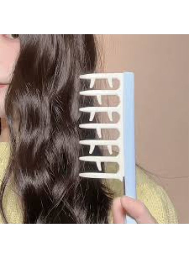Double Row Wide Tooth Curl Comb - Professional No Pull Detangling Tool for Curly, Wavy, and Long Hair - Premium Quality Styling Comb for Hair Care and Prevent Breakage - Image 4