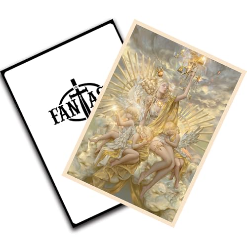 Fantasy North - Gadrielle - Child of The Light - 100 Smooth Matte TCG Card Sleeves - Fits Magic MTG Commander Pokemon and Other Card Games - Playing Card Sleeves - Image 4
