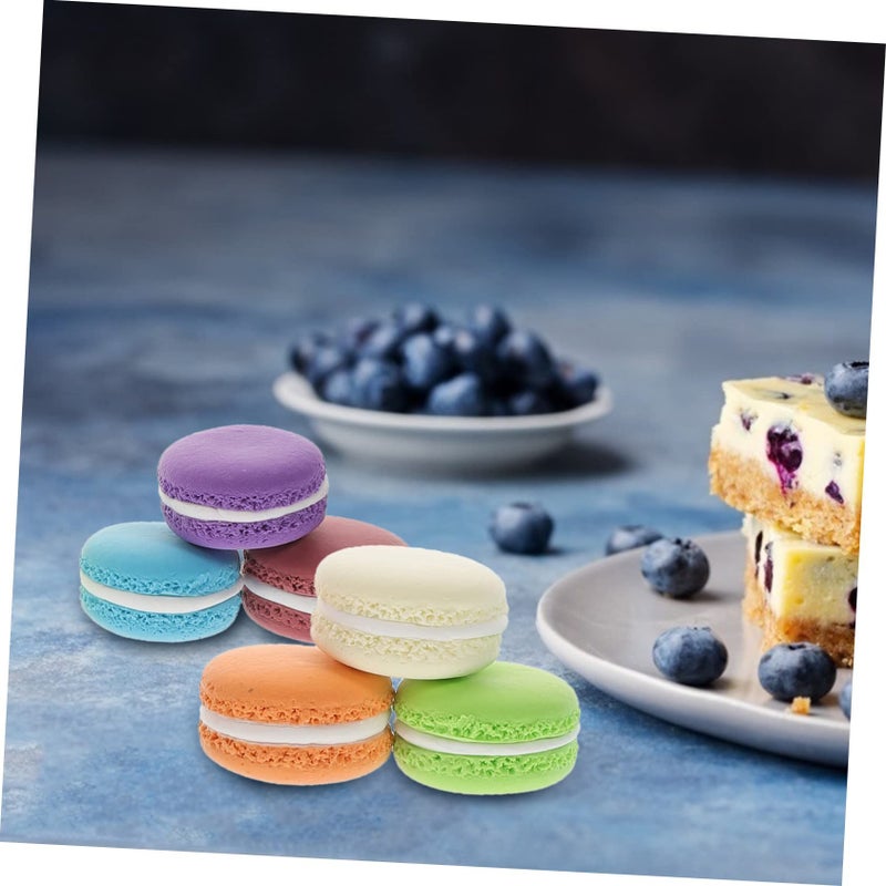 9Pcs Realistic Artificial Macaron Dessert Model Display For Party Decoration Photography - Image 4