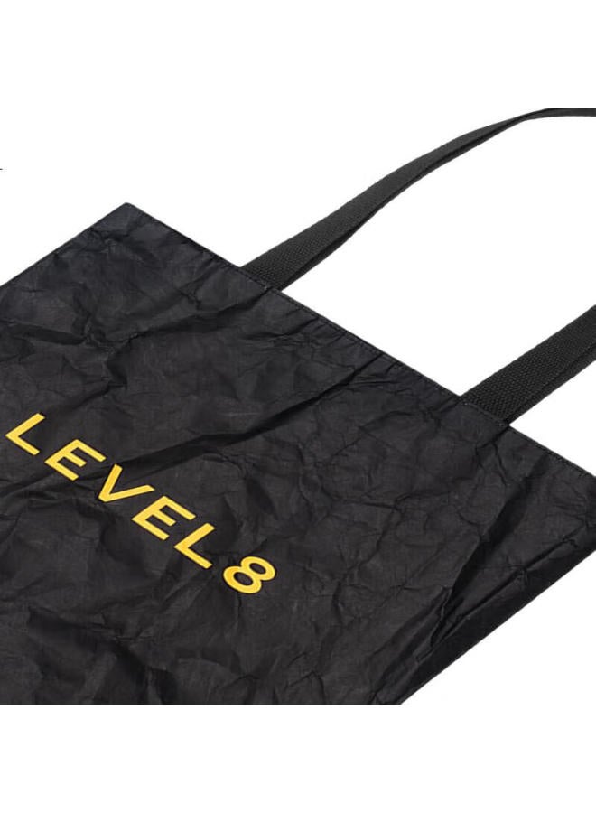 Level8 Simple Shoulder Tote Bag, Commuter Bag, Washable, Durable, Large Capacity Paper Bag, Dupont Paper Shopping Bag - Image 2