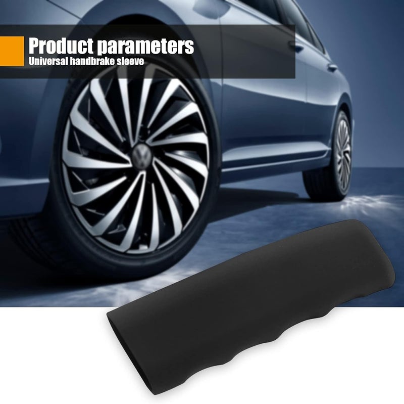aakichi Car Handbrake Cover for XUV 500 | Anti-Slip Silicone Rubber Handbrake Protector Grip | Premium Original Car Interior Accessories | Durable & Comfortable Fit | Pack of 1 (Black) - Image 3