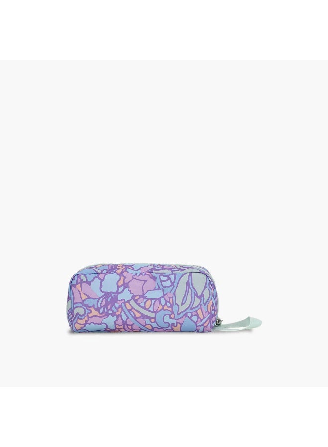 JANSPORT Printed Pencil Pouch in Purple for Kids - Image 2