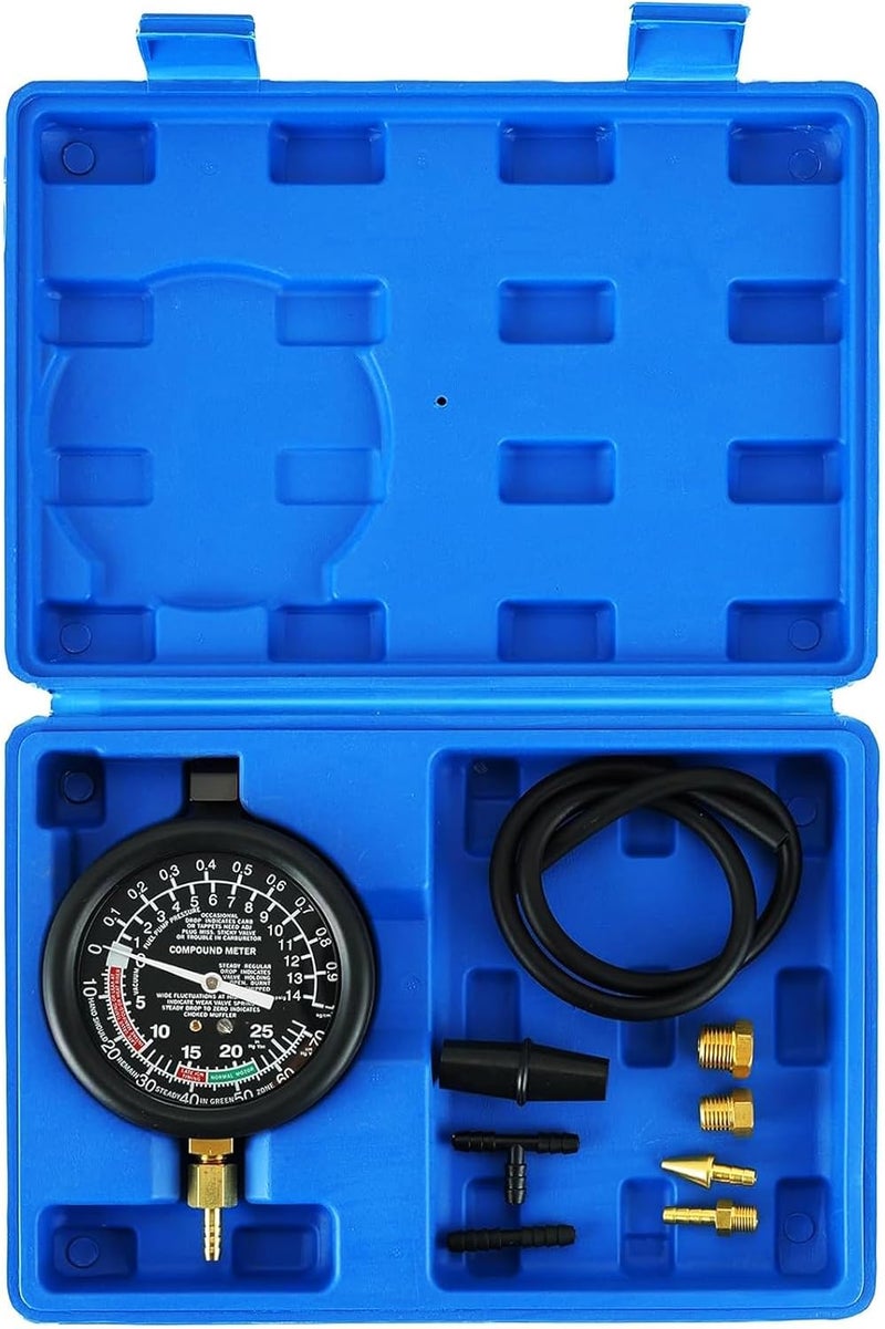 DASBET Car Vacuum and Fuel Pump Tester Gauge Kit - Image 1