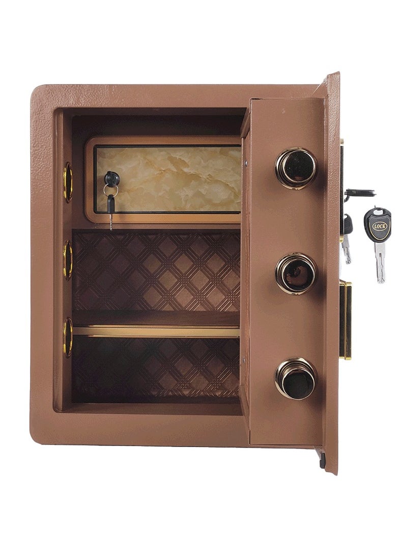 LOTFY GROUP - Metal Safe Box With Digital And 2 Keys Lock for enhanced security.H45*W38*D33CM 15KG - Image 1