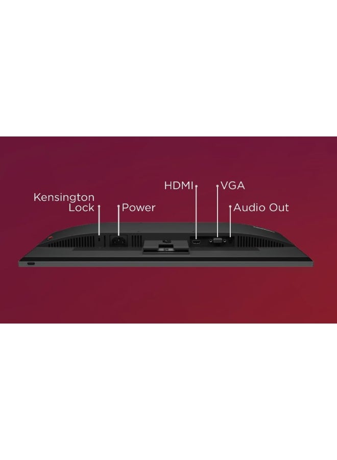 Lenovo [S22i-30] Lenovo ThinkVision S22i-30 21.5" Monitor, IPS panel , 1920 x 1080,  Input connectors- VGA + HDMI 1.4 ,Cables included - HDMI, 3 Years warranty, 4ms Response Time, 63FCKATBSD Black - Image 4