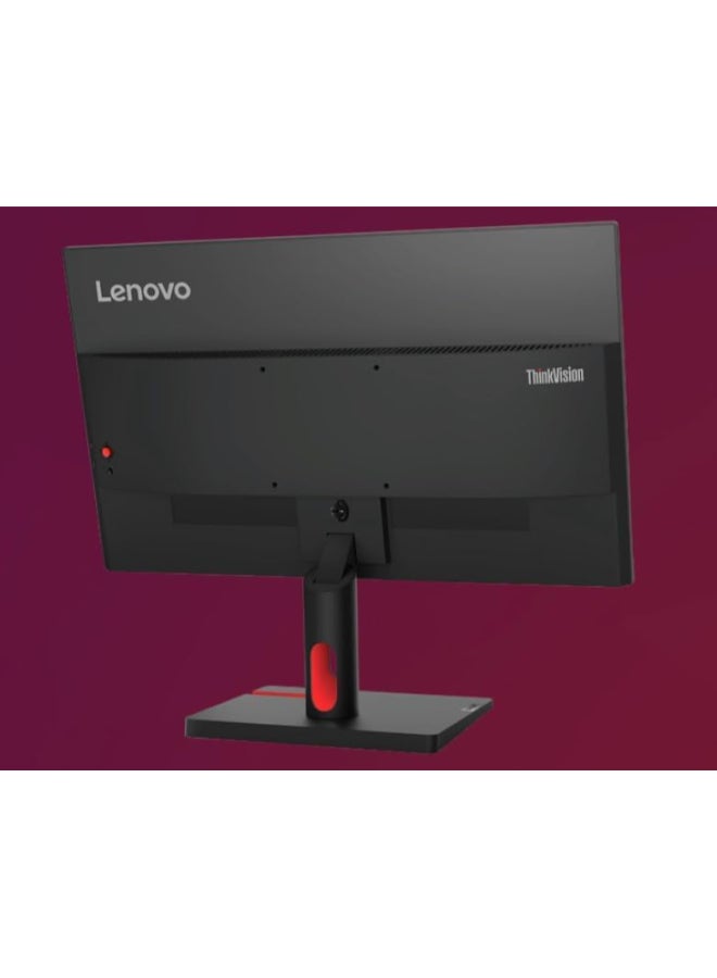 Lenovo [S22i-30] Lenovo ThinkVision S22i-30 21.5" Monitor, IPS panel , 1920 x 1080,  Input connectors- VGA + HDMI 1.4 ,Cables included - HDMI, 3 Years warranty, 4ms Response Time, 63FCKATBSD Black - Image 3