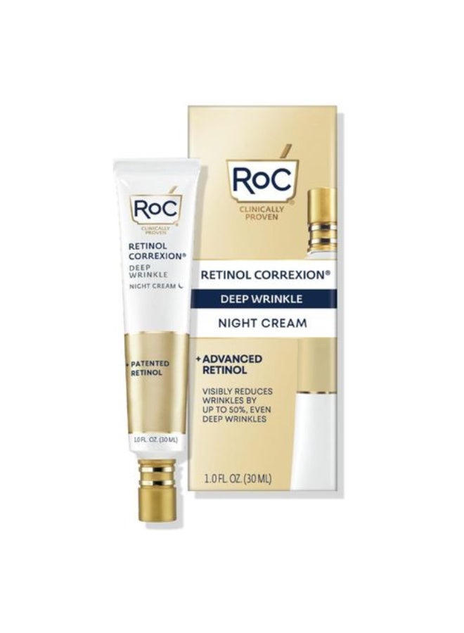RoC RoC Retinol Correxion Deep Wrinkle Night Cream, White, 30 ml.  - Image 1