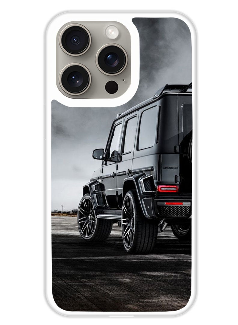 Theodor غطاء حماية لجهاز APPLE IPHONE 15 Pro G Wagon (مصد أبيض) - Image 1