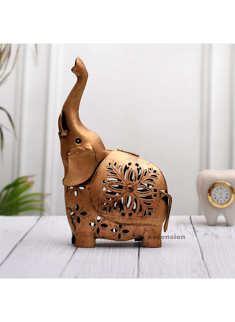 Ascension - Ascension Lantern Decorative Elephant Tea Light Candle Holder Stand Candle Holder Elephant Candle Holder Table Decorations Ornament for Dining Room Gifts with Tealight Candles Decorations - Image 1