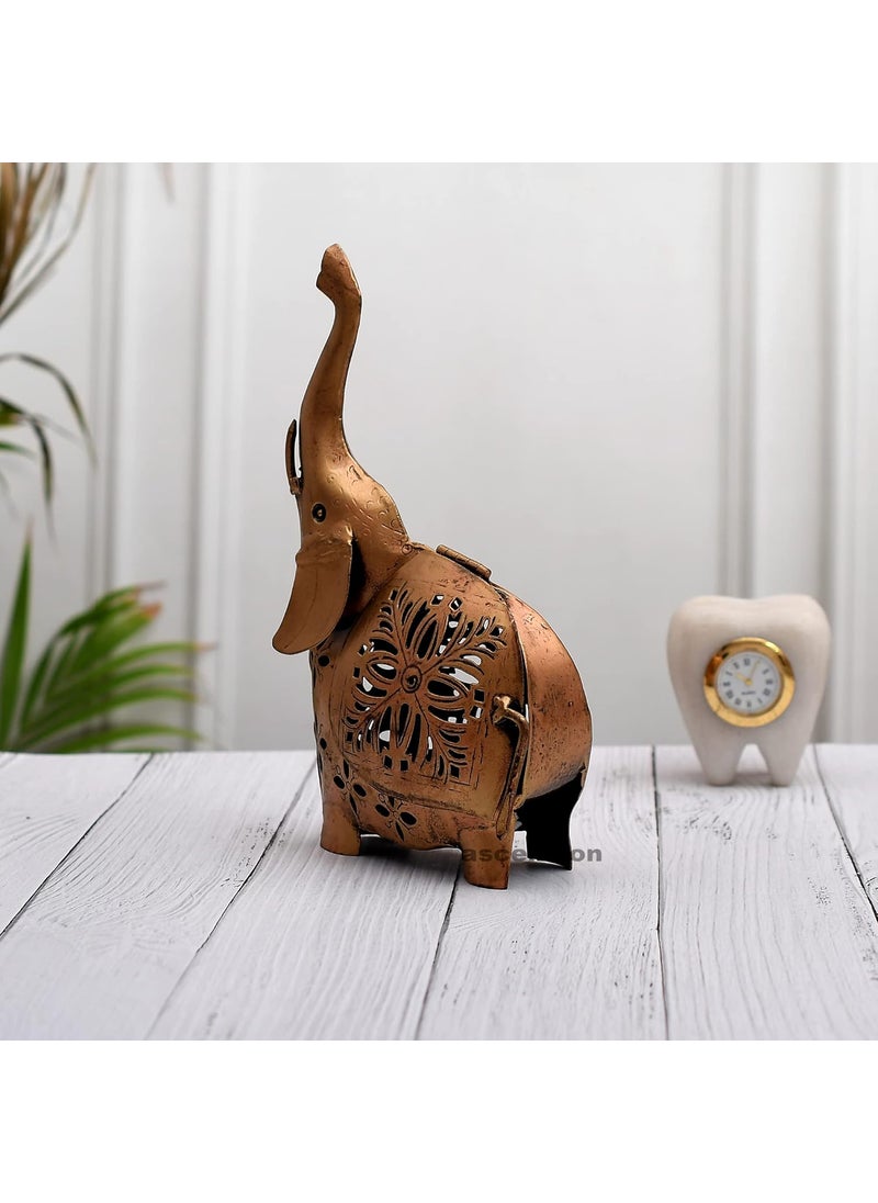 Ascension - Ascension Lantern Decorative Elephant Tea Light Candle Holder Stand Candle Holder Elephant Candle Holder Table Decorations Ornament for Dining Room Gifts with Tealight Candles Decorations - Image 1