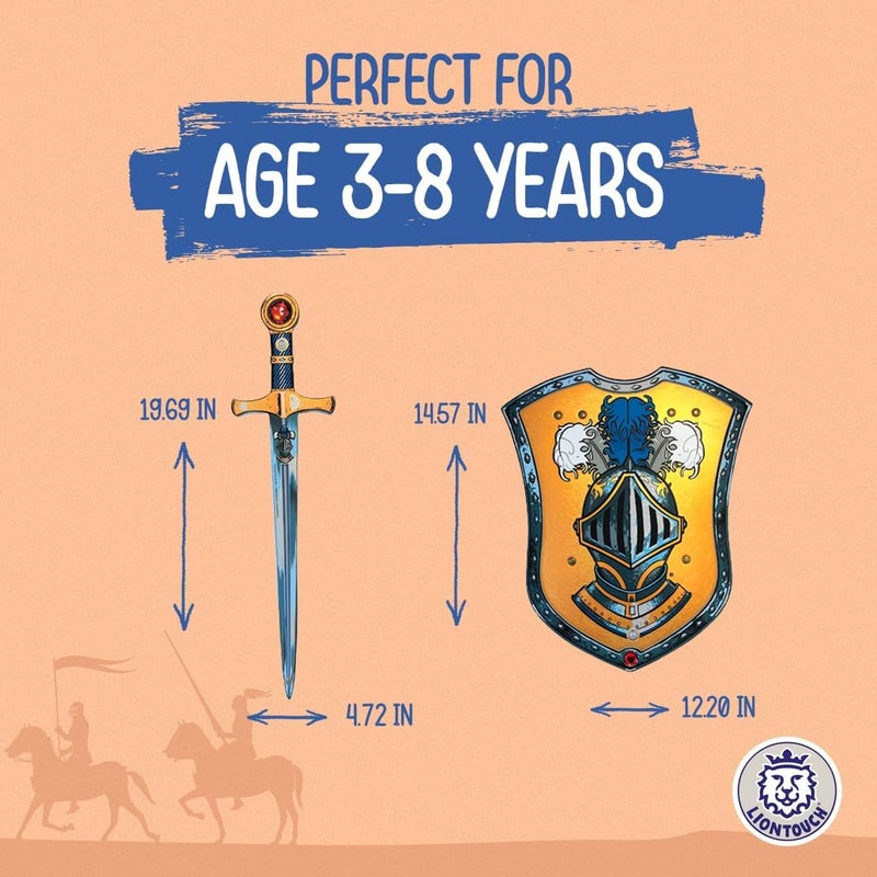 LIONTOUCH Mystery Knight Toy Sword and Shield for Kids | Medieval Set in Foam for Children’s Pretend Play with Mystery Knight Theme | Safe Weapons & Battle Armor for Dress Up & Costumes - Image 4