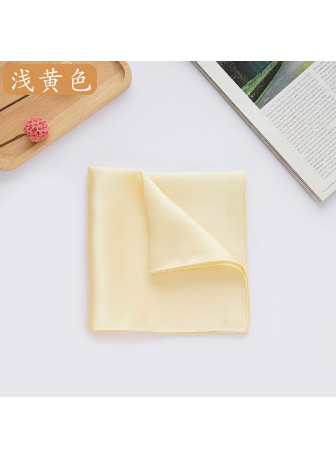 Silk Handkerchief Suit Pocket Towel 100 Mulberry Silk Small Handkerchief Multi-color Optional