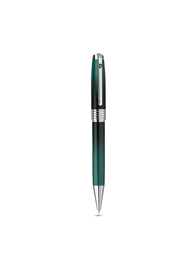 POLICE Lithos Pen Unisex Gradient Green & Silver