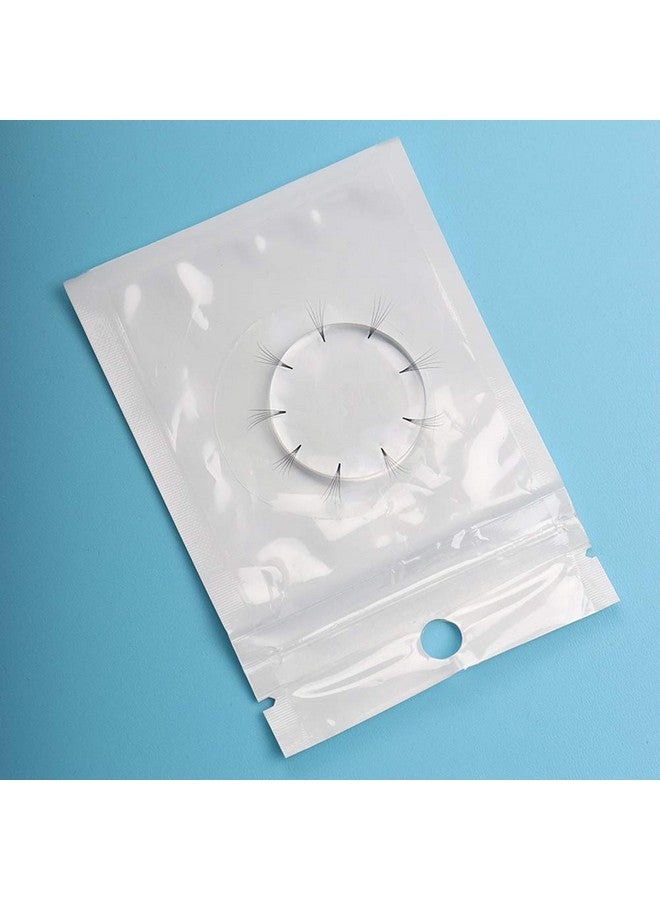 Luzen 6Pcs Silicone Easy Fan Volume Lash Pads Blooming Lash Pallet Patches Round Eyelash Fan Holder Eyelash Extension Supplies For Easy Fan Volume Lashes Makeup Tools Clear - Image 5