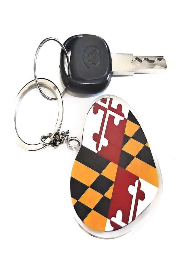 JAVD Maryland Flag Keychain - 2 Pack - Image 2